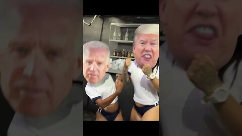 Donald Trump VS Joe Biden who you got 🥴🤔 BTS @FightCircus @Fullmetaldojo #comedy #mma #boxing #ufc