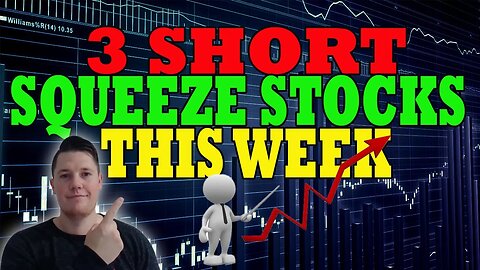 3 Stocks Set to SQUEEZE │ Important SHORT Updates ⚠️ BIG MONEY To be MADE 💰💰