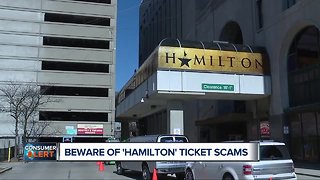 Beware Hamilton ticket scams