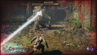 Soul Eater Boss Fight | God of War: Ragnarök 4K Clips (PS5, PS4) | God of War Ragnarok