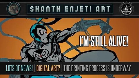 🔴 LIVE! Update! Trackpad Painting & Chat! SHANTH ENJETI ART!