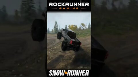 Playing around in the mud on RockRunner’s Mud Park map for Snowrunner