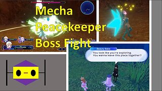 Mecha-Peacekeepr Boss Fight - Neptunia: Sisters Vs. Sisters