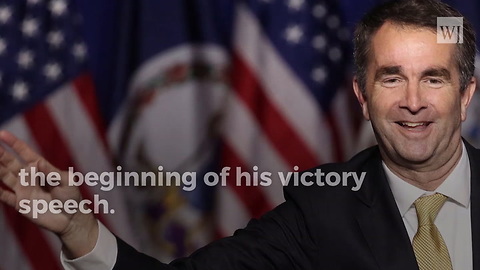 Virginia Gov.-Elect Had to be Escorted Off Stage in Middle of Victory Speech