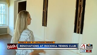 Only on 41: A look inside renovations to the old Rockhill Tennis Club