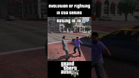 Evolution of Fighting in GTA | #gtav #gtaviralshorts #game