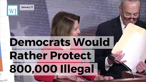 Democrats Would Rather Protect 800,000 Illegal Immigrants Than Pay America’s Active Duty Military