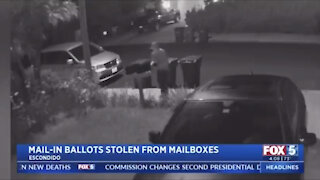 Video surveillance catches mail stolen from mailboxes on day ballots were delivered