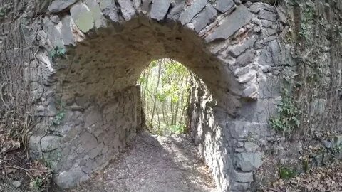 Ruine Scharfeneck in Mannersdorf, Austria