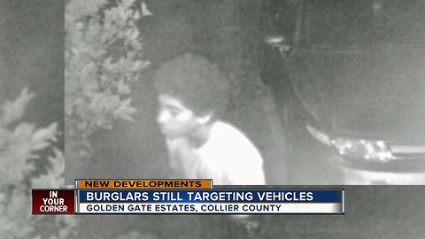 Prowler caught on camera in area hit hard by car burglars