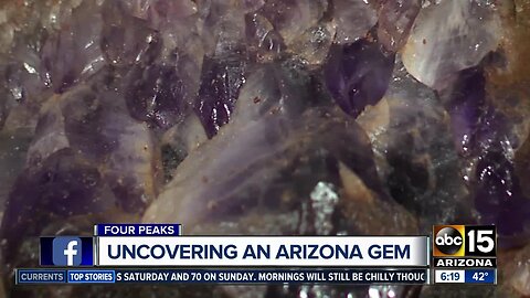 An Arizona gem: Inside the Four Peaks amethyst mine
