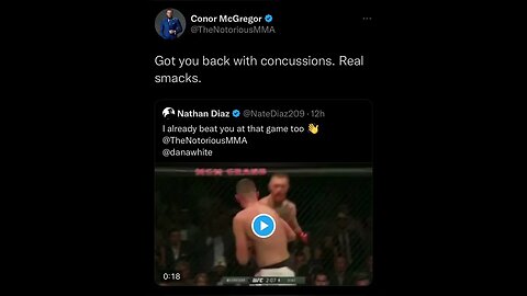 Nate Diaz fires back at Conor Mcgregor slap contest offer