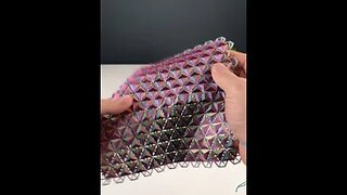 3D Printed Fabric Chainmail #Shorts