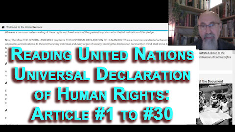 Reading United Nations Universal Declaration of Human Rights: Article #1 to #30 [ASMR, Soft-Spoken]