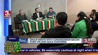 Congressman Bacon meets with group concerned with DACA and TPS