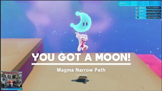 Super Mario Odyssey: Magma Narrow Path Playthrough: Moon Challenge