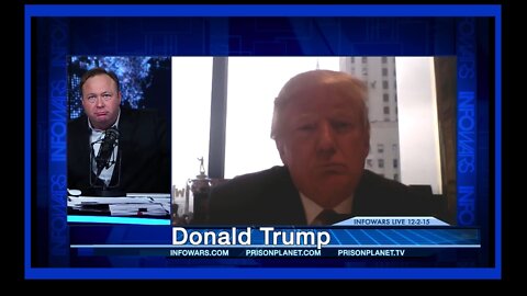 ▶ Alex Jones Interviews Donald J. Trump, Businessman / Candidate - 12/2/2015 - Bombshell (Full)