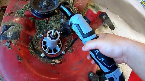 How To Put New Spindles On Your Riding Lawn Mower!