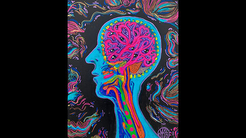 'Brain Lush' Original Art Painting Timelapse 11-19-23
