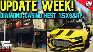 GTA Online Update Week - Obey 10F Widebody, Diamond Casino Heist 1.5x$&RP