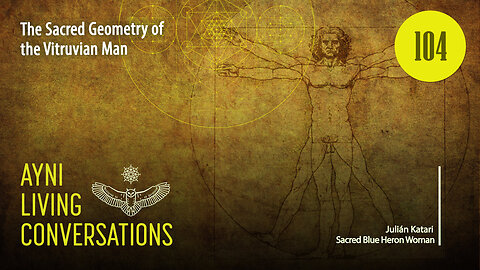 The sacred geometry of the vitruvian man