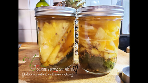 PINEAPPLE PICKLES FAST AND EASY | Connie's RAWsome kitchen