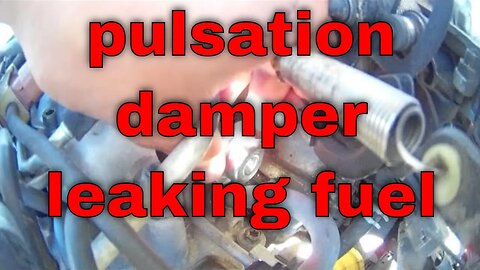 Leaky fuel pulsation damper Replacement Toyota Camry √ Fix it Angel