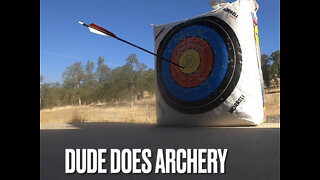 Dude Does Archery