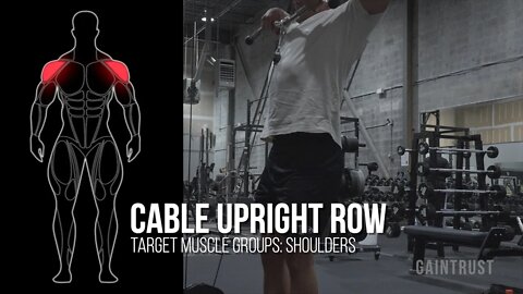 Cable Upright Row