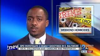 Baltimore Investigates 2 Deadly Shootings