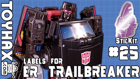 TOYHAX Labels for ER Trailbreaker | SticKit #25