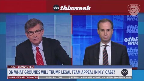 George Stephanopoulos Tries To Grill Trump's Lawyer, Gets Shut Down