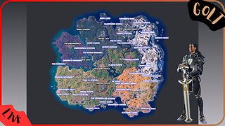 There is a secret treasure on this map | FORTNITE | GOLT