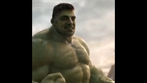 Mr bean as Hulk