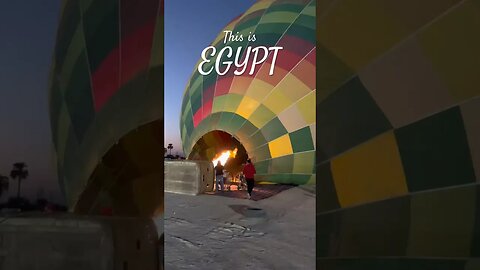 This is Egypt #egypt #travel #pyramids #hotairballoon