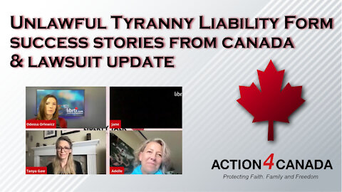 Unlawful Tyranny Liability Form Success Stories From Canada & Lawsuit Update