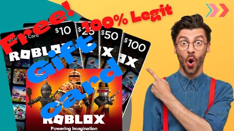 🔥🔥Free Roblox Gift Card 2021💵💵 |🛒🛒 How To Get $100 Roblox Gift Card Code-100% Working 🤑🤑🤑|Updated🔥