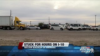 Drivers stuck for hours on I-10 after deadly pileup