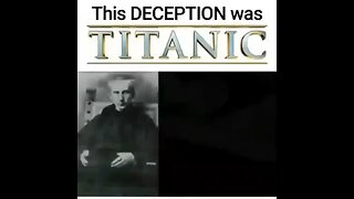 THE Titanic was built to SINK it was a plan all along by the higher Jesuit order￼