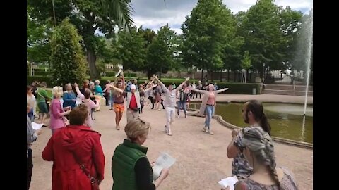 Flashmob "Danser Encore!" @ Darmstadt - Livestream Doku