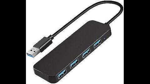 USB 3.0 Hub, VIENON 4-Port USB Hub USB Splitter USB Expander for Laptop