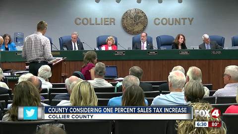 Sales tax hike to be decided by Collier voters