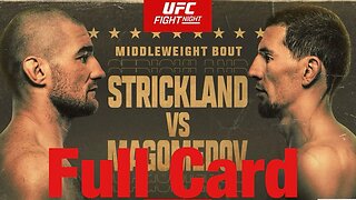 UFC Fight Night Strickland Vs Magomedov Full Card Prediction
