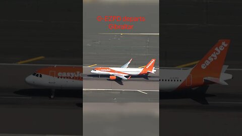 easyJet Departure at Gibraltar Airport