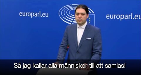 Ivan Vilibor Sinčić EU ledamöt manar till FOLKLIG SAMLING! Uppmaning till att organiserar oss!