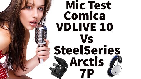 Comica VDLIVE10 Wireless Lavalier Microphone Test
