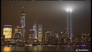 2 beams of light in NYC commemorate 9/11 victims