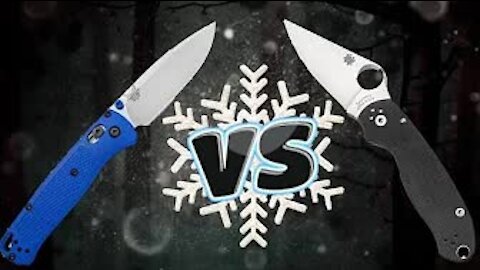 Spyderco S30V VS Benchmade S30v PART 3!!!