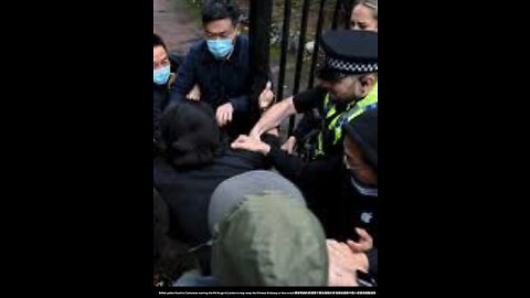 British police warning the HK thugs to stay away from Chinese Embassy in London