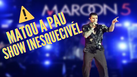 Maroon 5 shows why it is a pop icon in a show full of hits in São Paulo